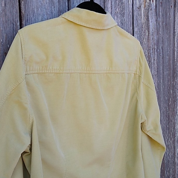 Shaped Corduroy Button-front Shirt Long Sleeve - Picture 14 of 15